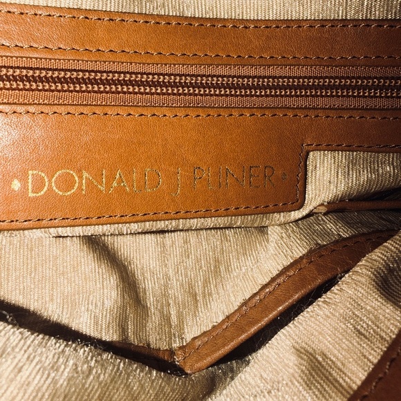 Donald J Pliner Leather Satchel - Picture 9 of 14